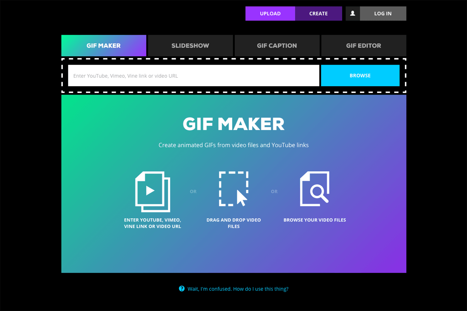 Video link share. Gif maker. Gif creator. GIPHY gif maker. Gif maker online.